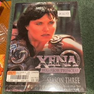 NWT and vintage Xena warrior princess, season three DVD set